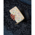 Monogram Multicolor Zippy Wallet White