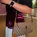 Tom Ford Jackie GG Monogram Tiger Charm Chain Shoulder Bag