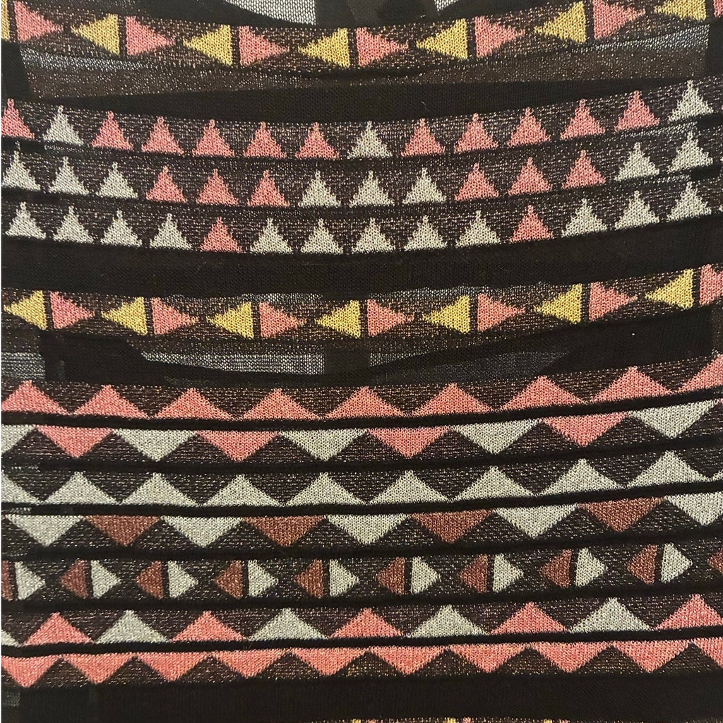 Small Missoni Knit Black & Pink Dress