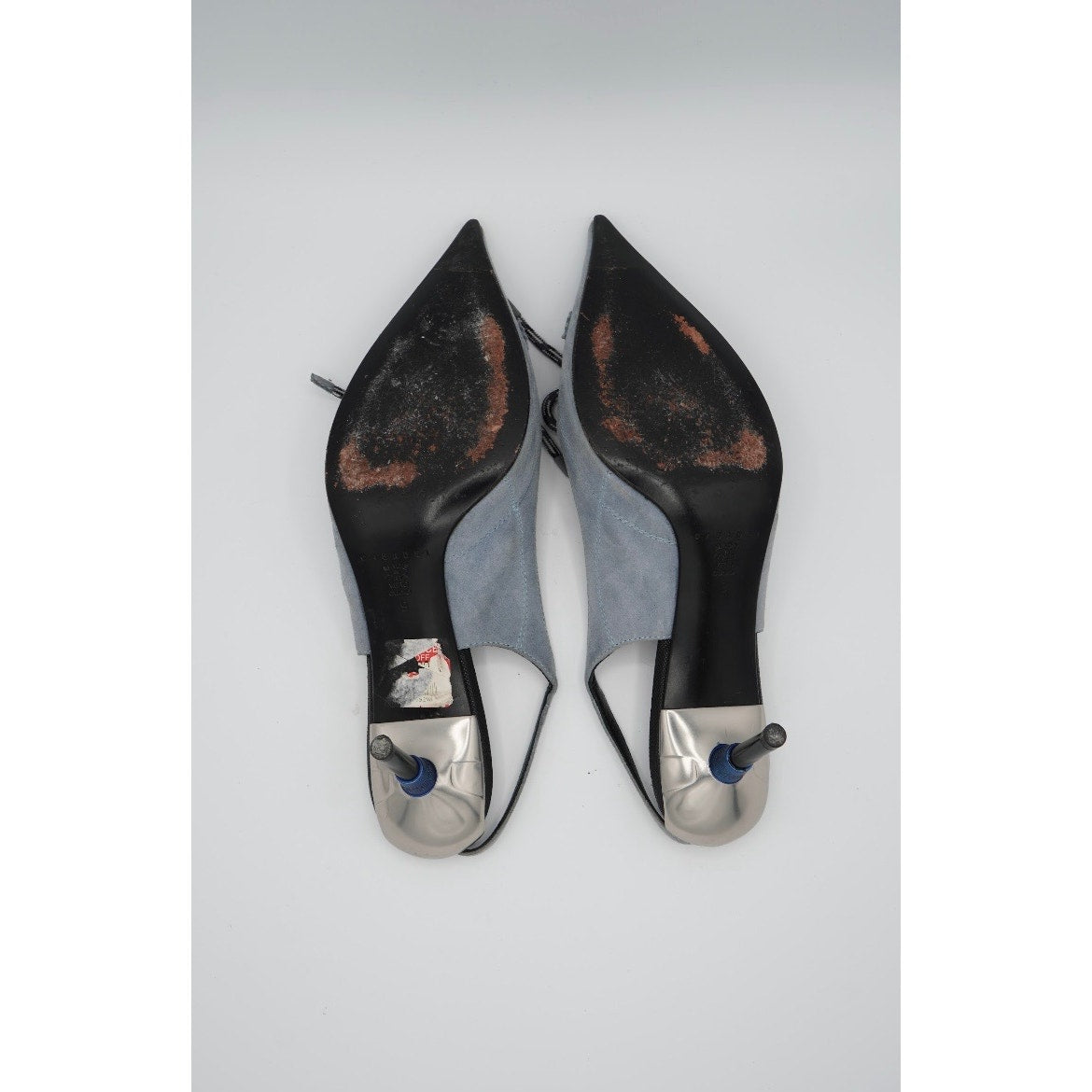 Suede Slingback Pumps