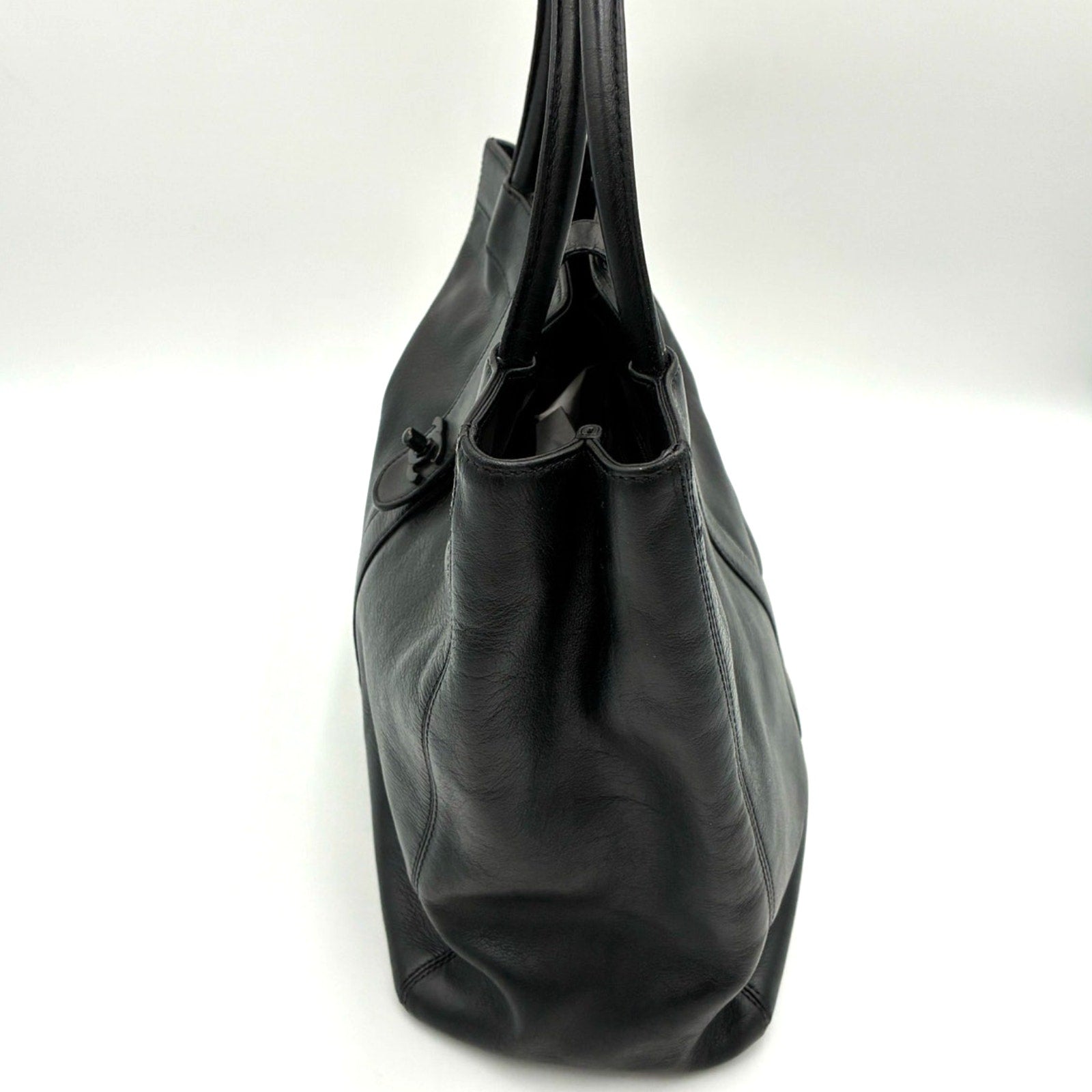 Vintage 1997 Caviar Leather CC Black Tote Bag
