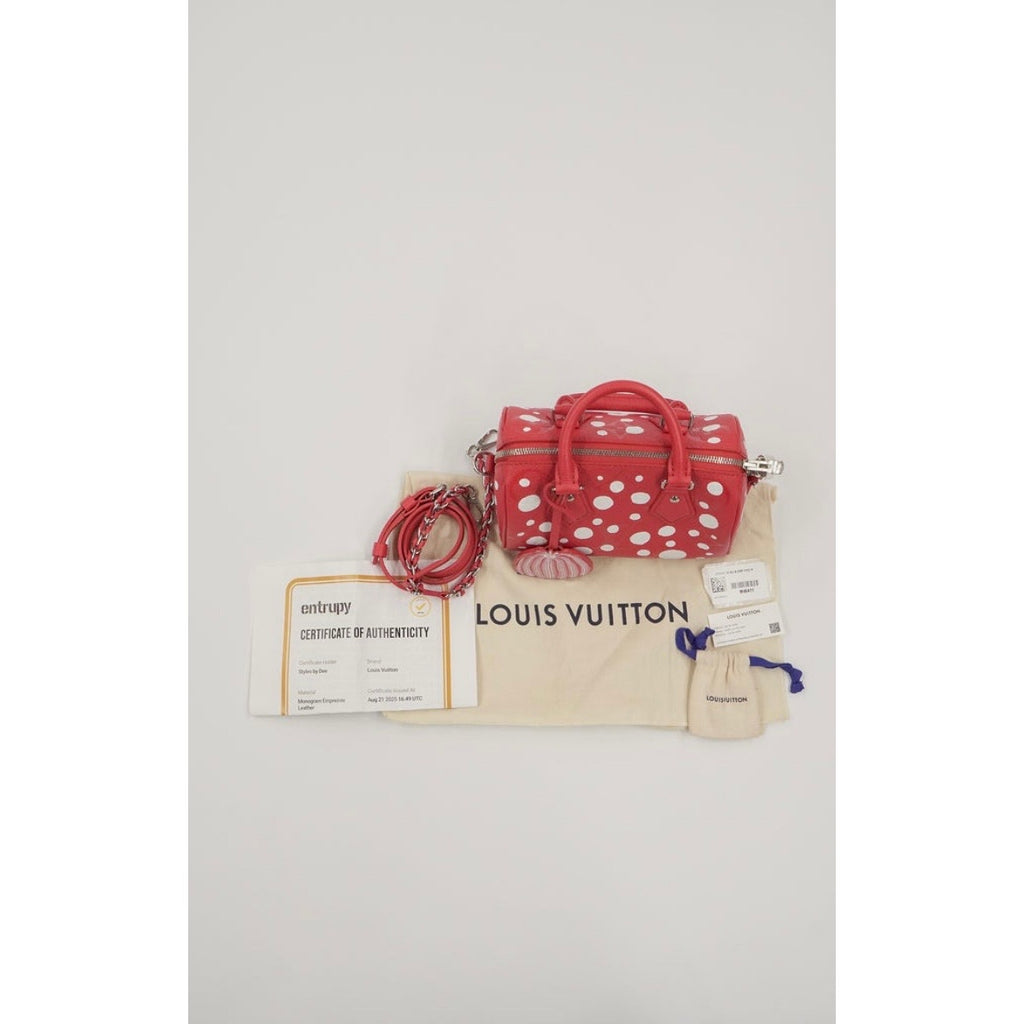 Louis Vuitton LV x Yayoi Kusama Polka Dot Speedy Nano Red handbag
