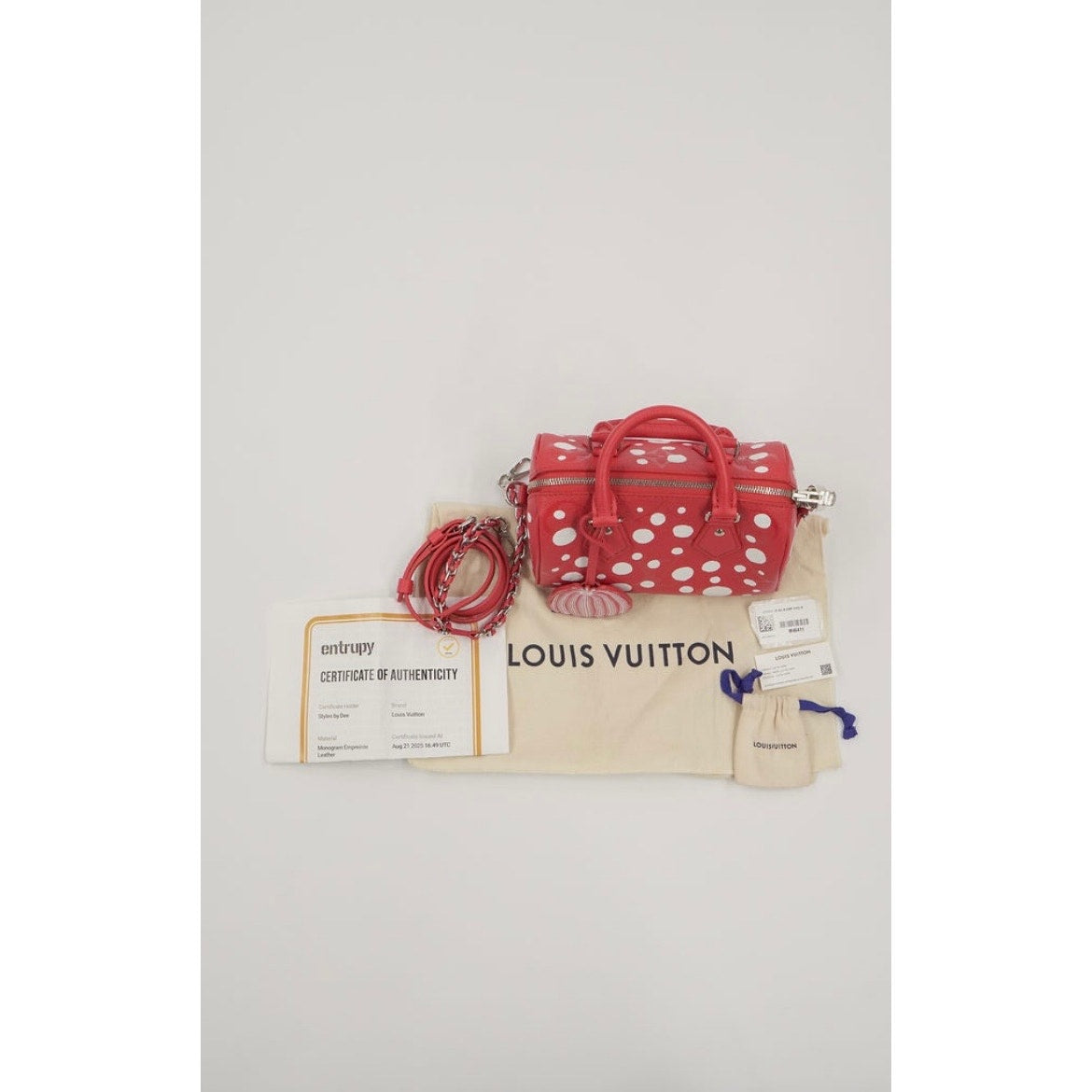 Louis Vuitton LV x Yayoi Kusama Polka Dot Speedy Nano Red handbag
