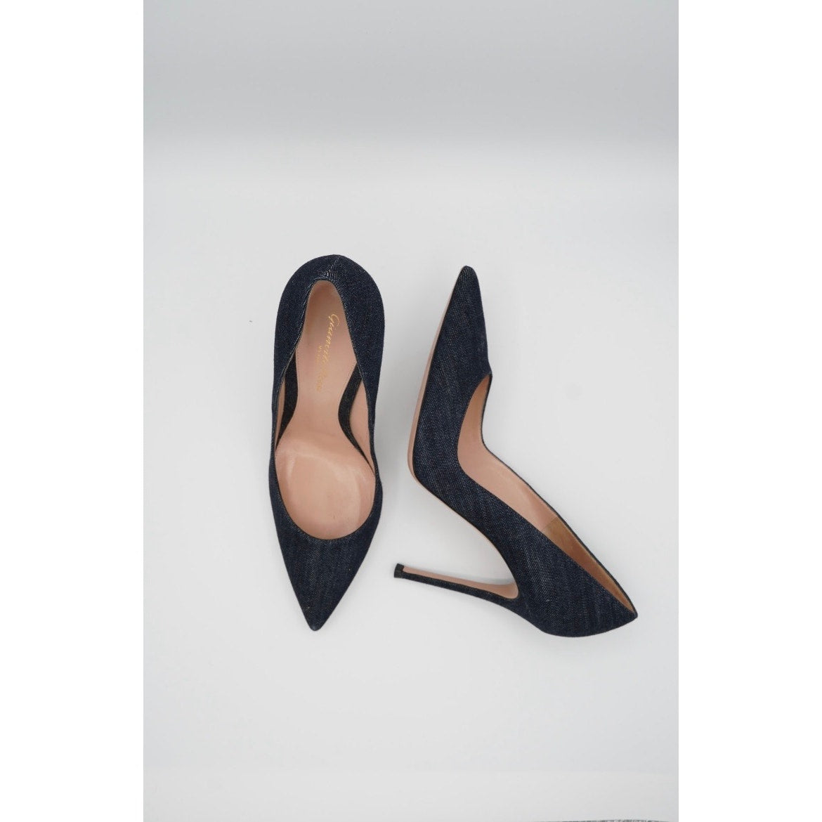 Blue Denim Pumps