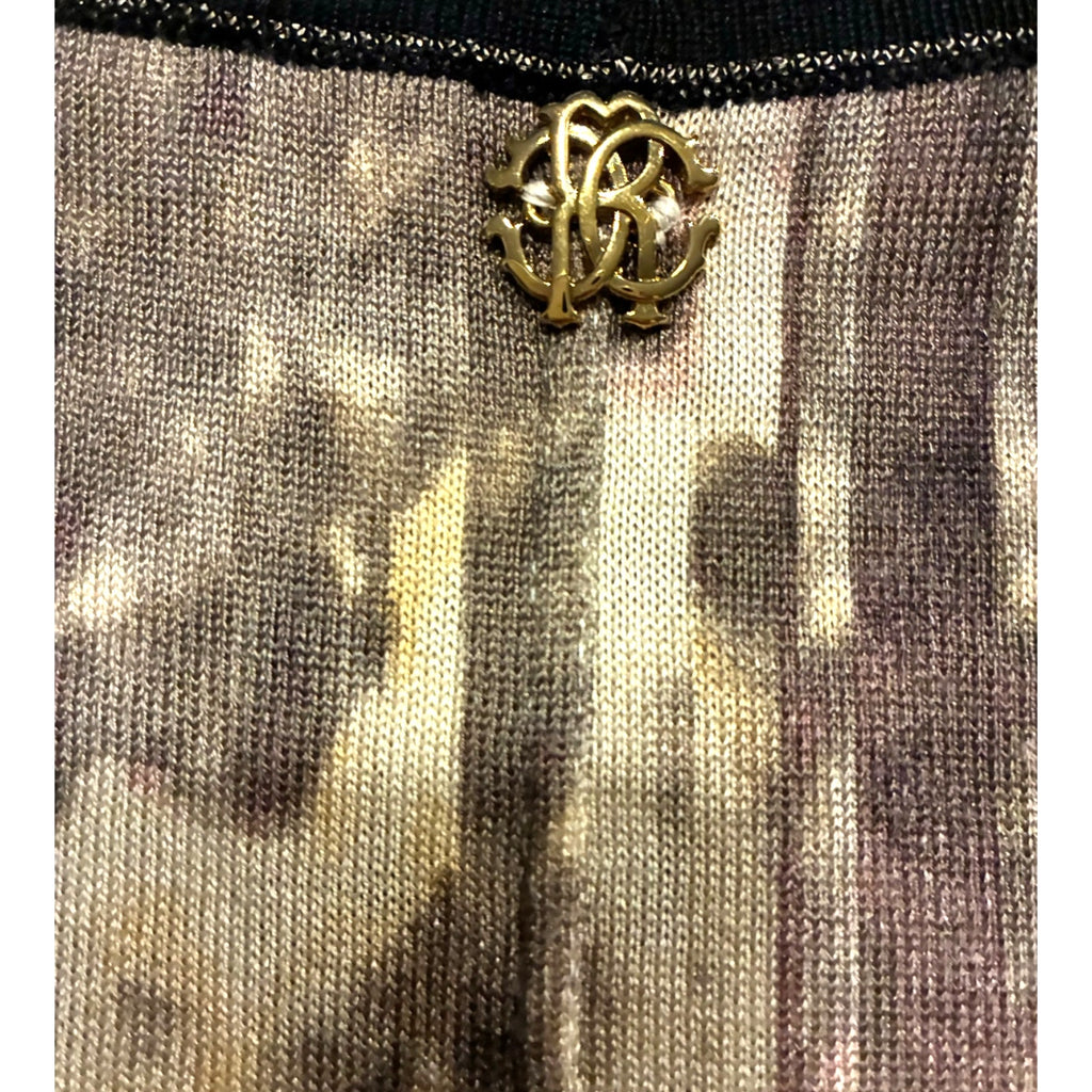 Medium Vintage Cashmere Tiger Print Tank Top
