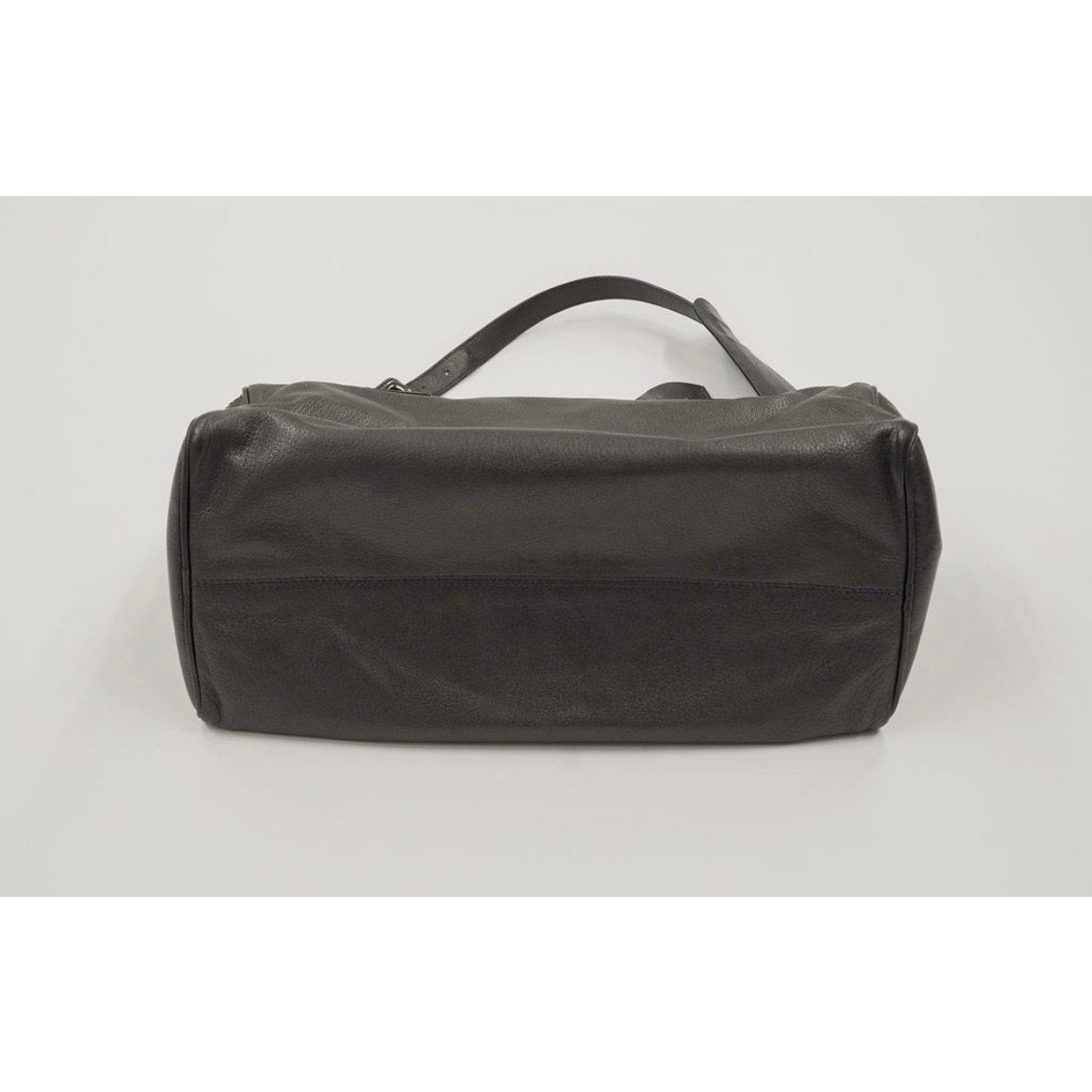 Amazona Vintage Grey Leather Top Handle Shoulder Bag