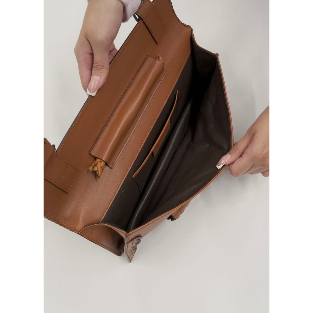 Vintage Braided Clutch