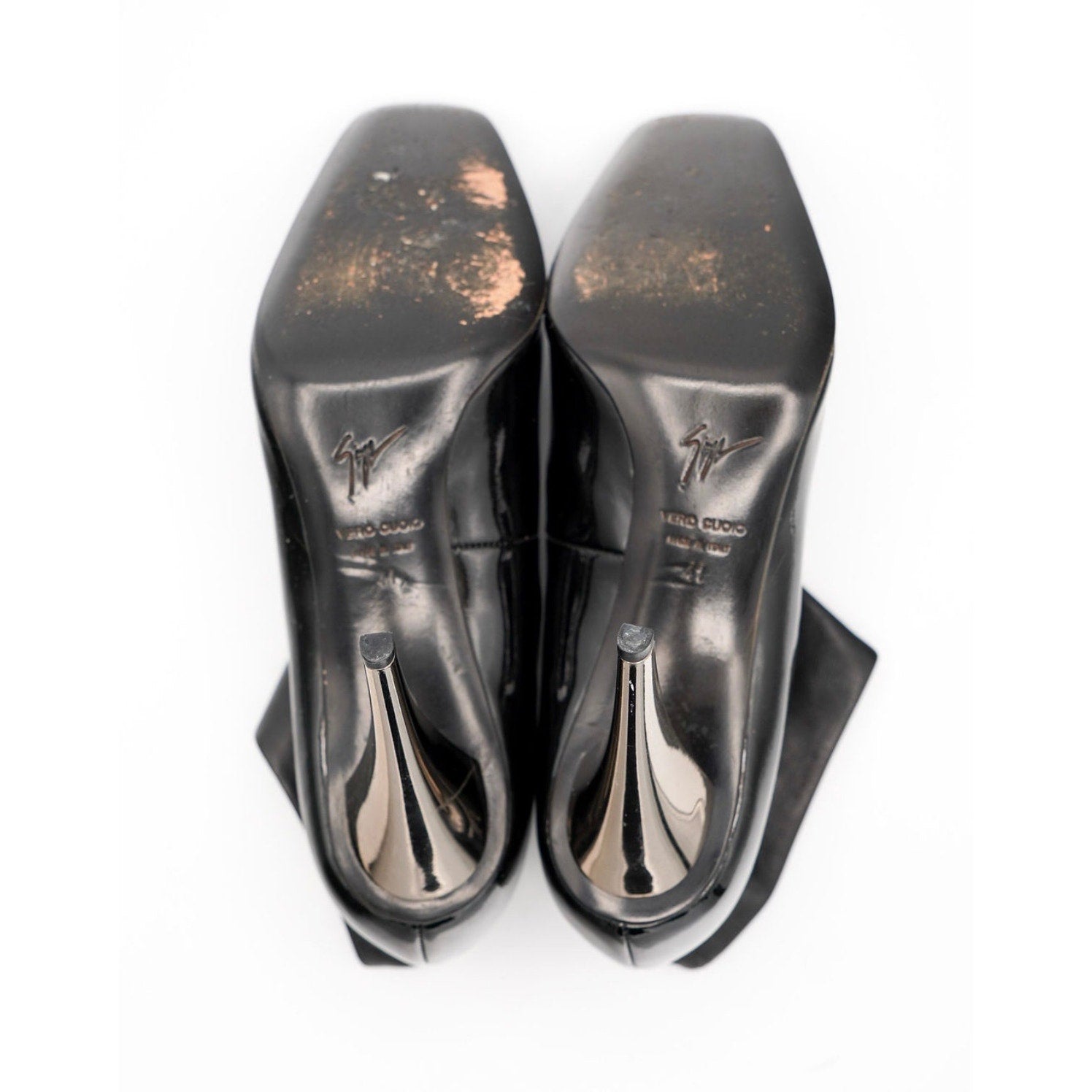 Black Patent & Leather Boots