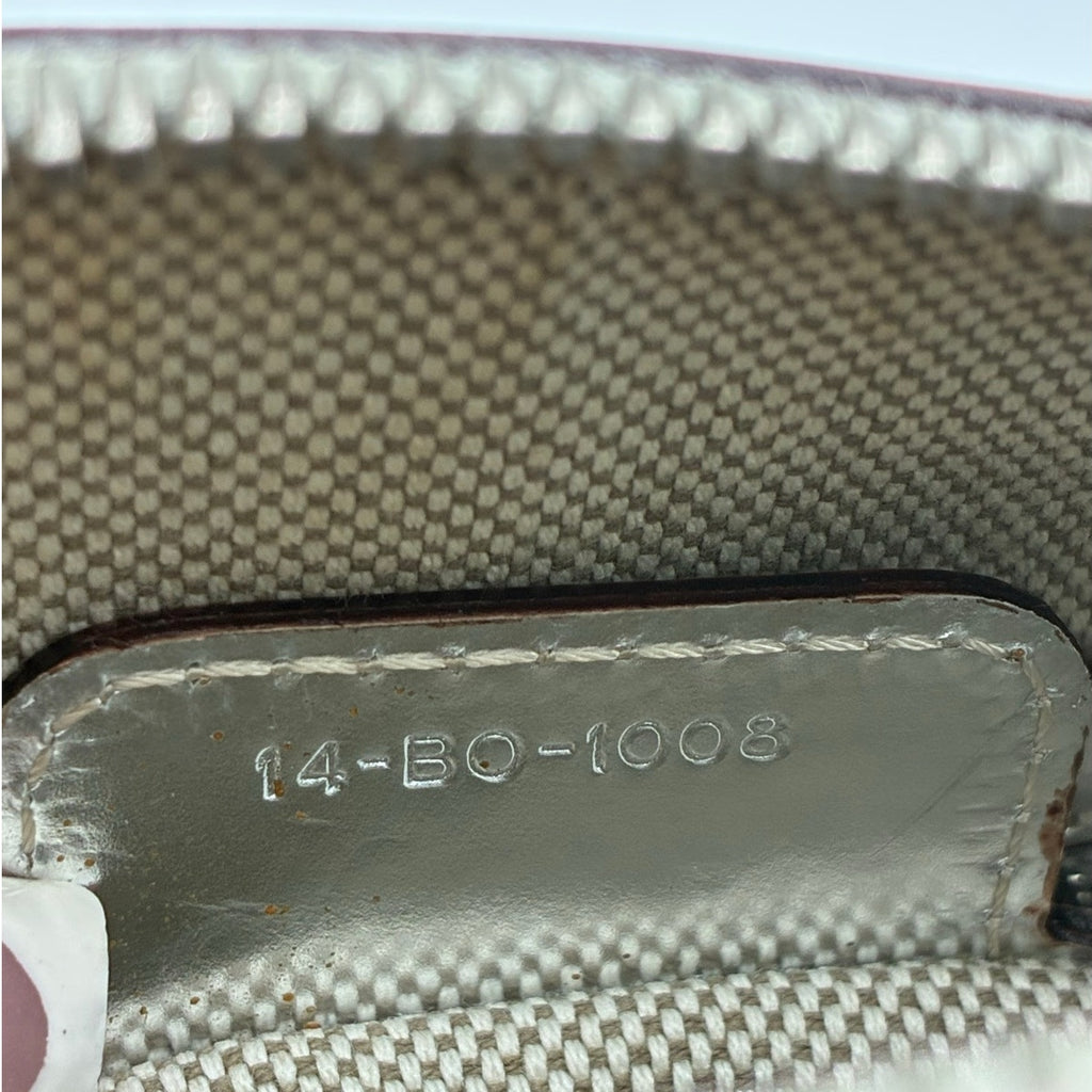 Silver Canvas Trotter Boston Bag