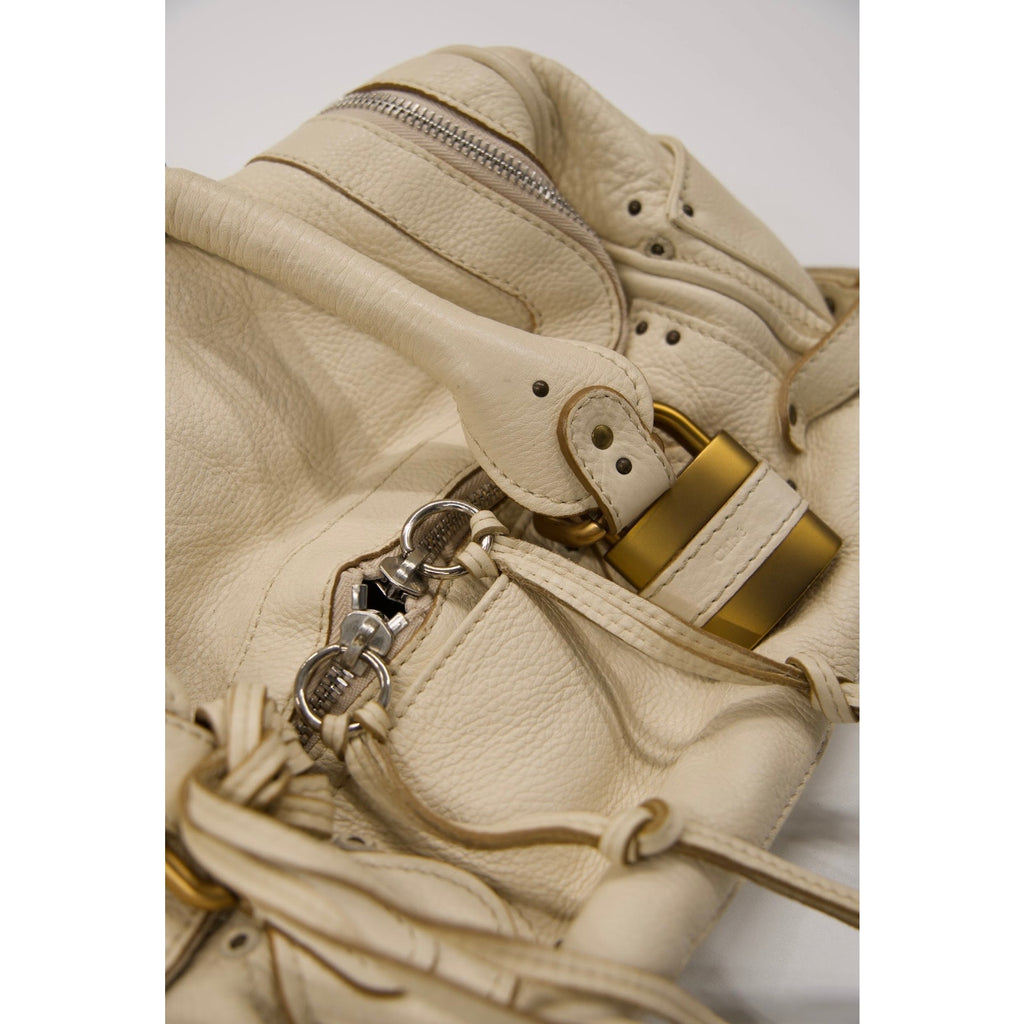 Vintage 2005 Ivory Leather with Gold Hardware