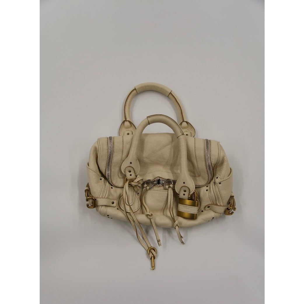 Vintage 2005 Ivory Leather with Gold Hardware