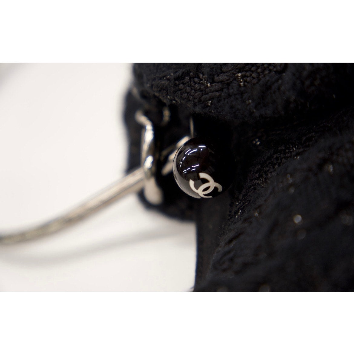 2005 CC Black Tweed Tote Bag