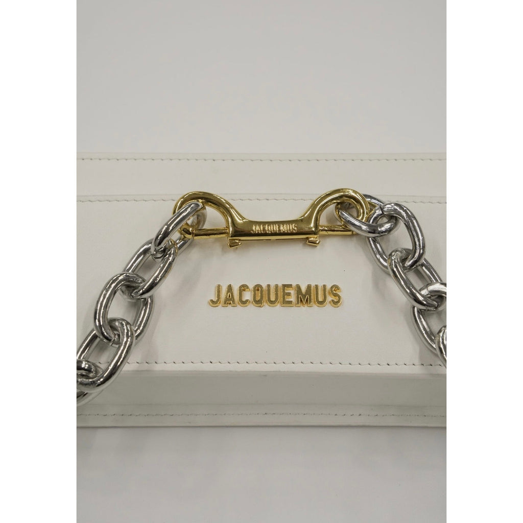 Le Ciuciu Leather White Shoulder Bag