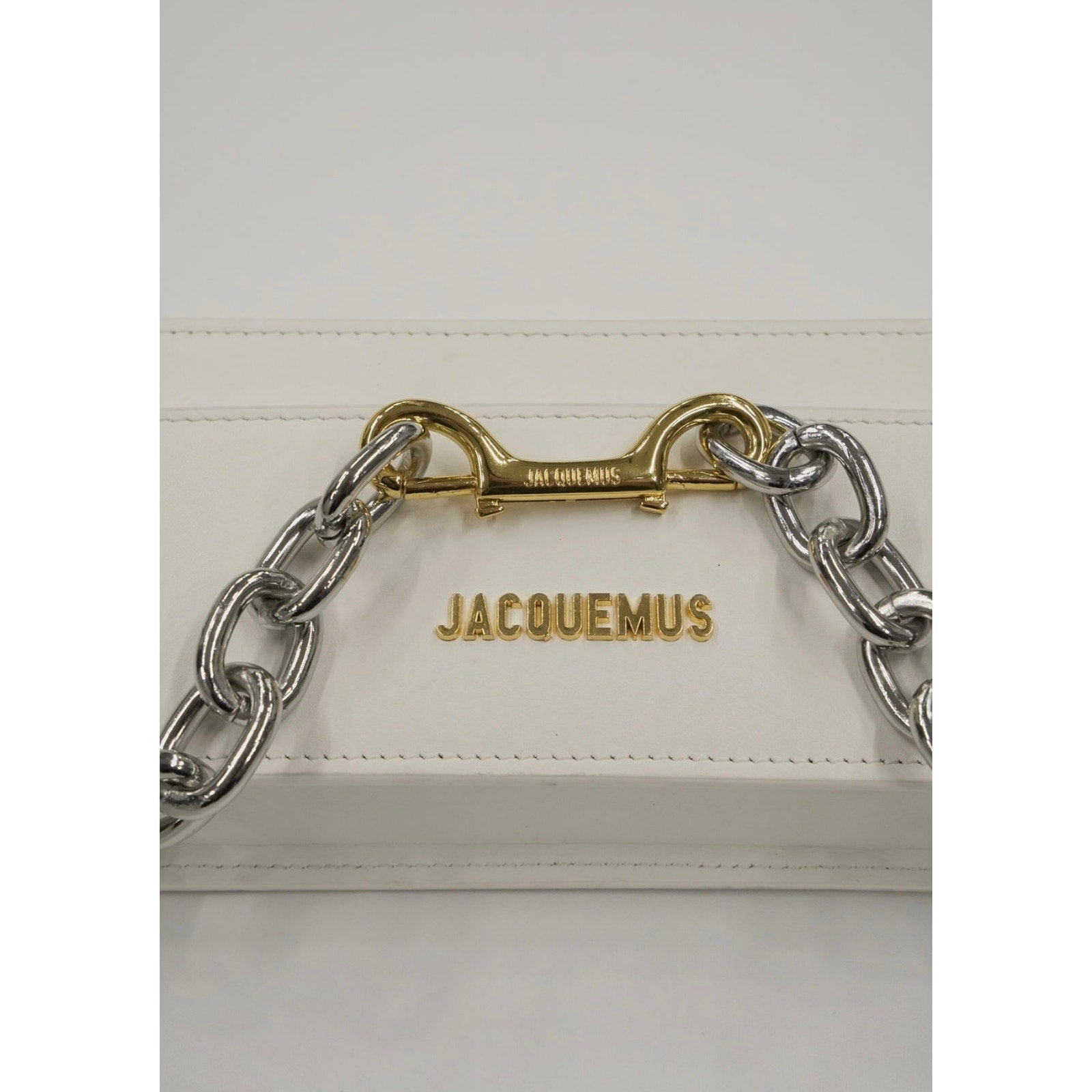 Le Ciuciu Leather White Shoulder Bag
