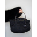 2005 CC Black Tweed Tote Bag