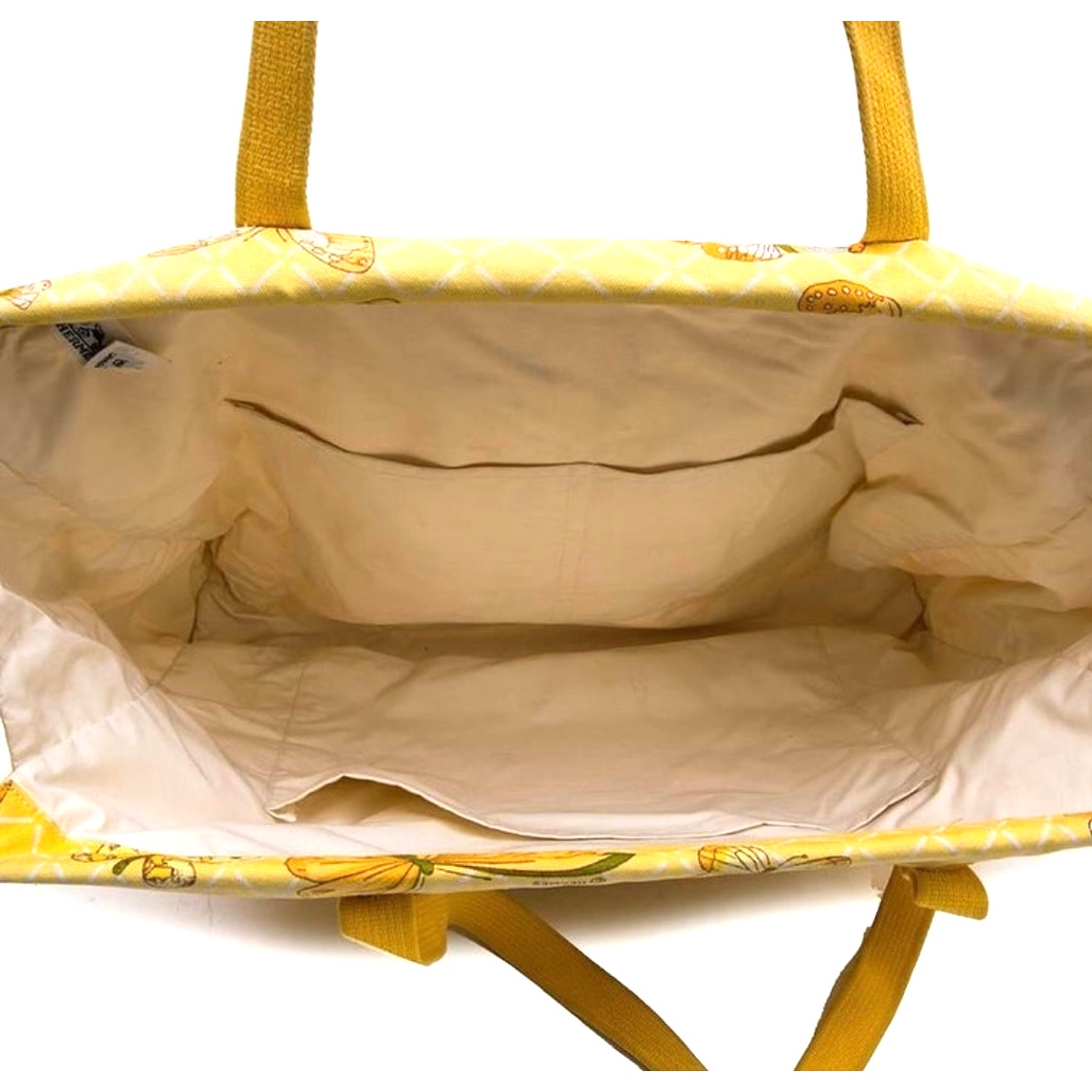 HERMES Vintage Yellow Butterfly Tote