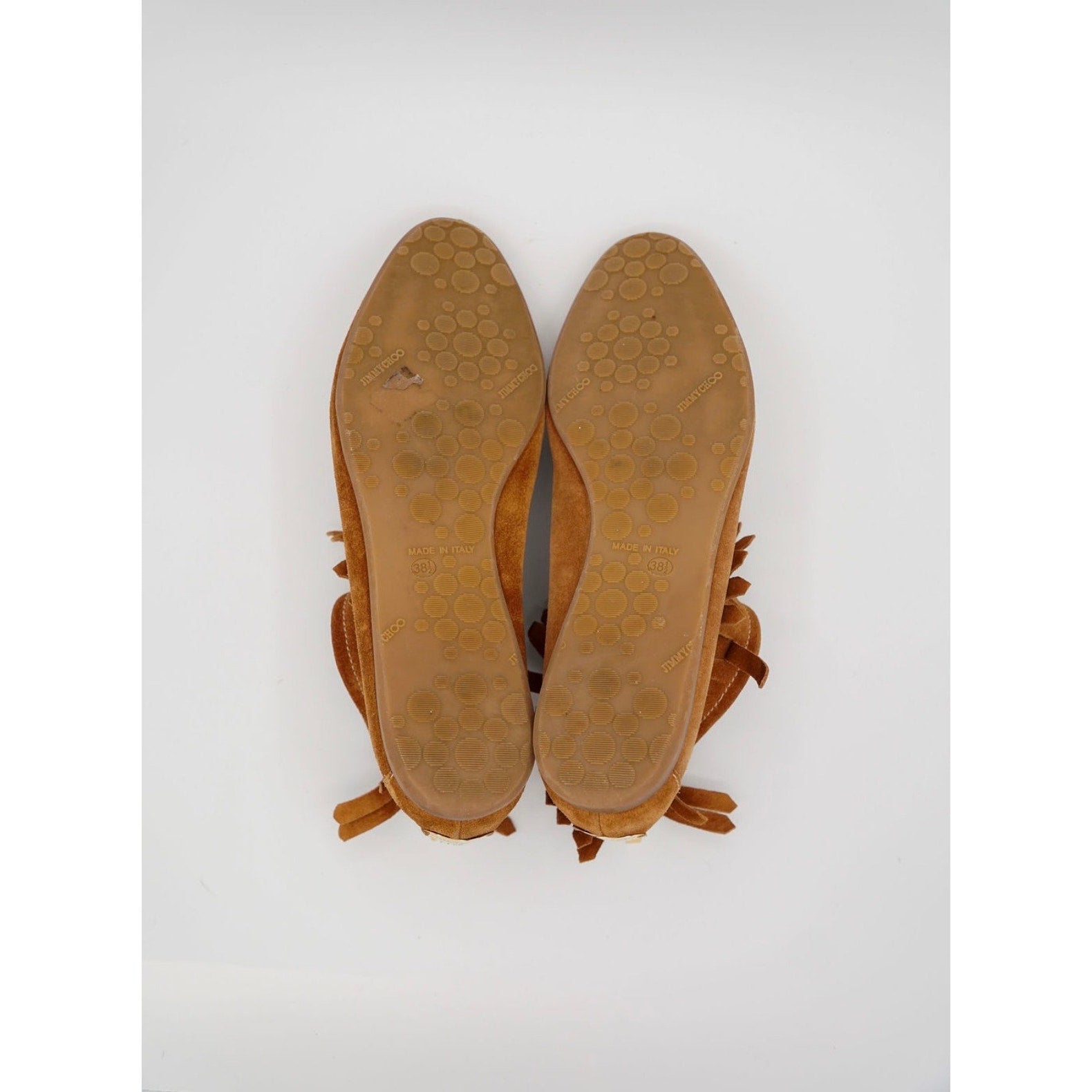 Suede Fringe Lace-Up Ankle Boots