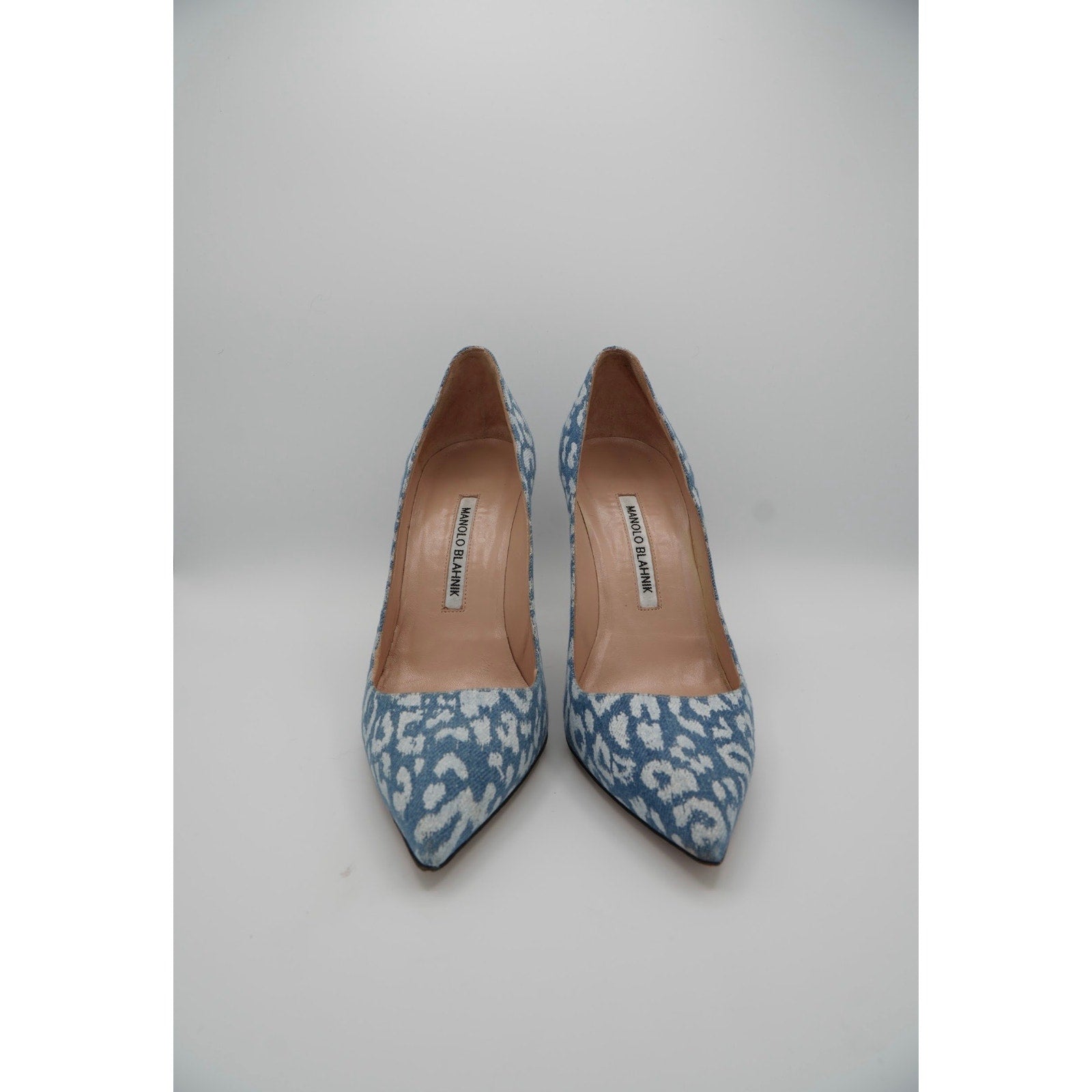 Denim Printed Pumps