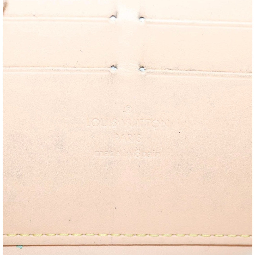 Monogram Multicolor Zippy Wallet White