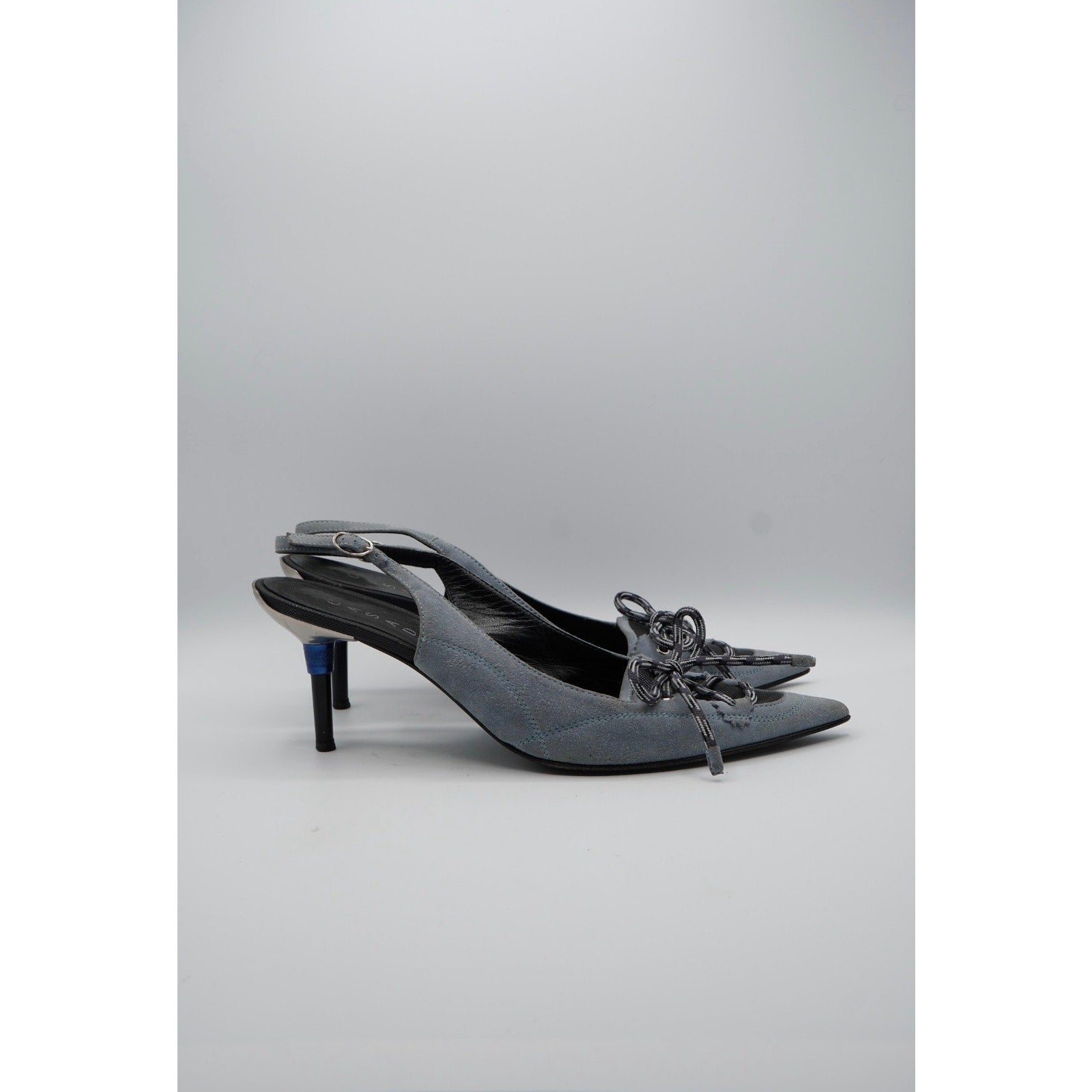 Suede Slingback Pumps