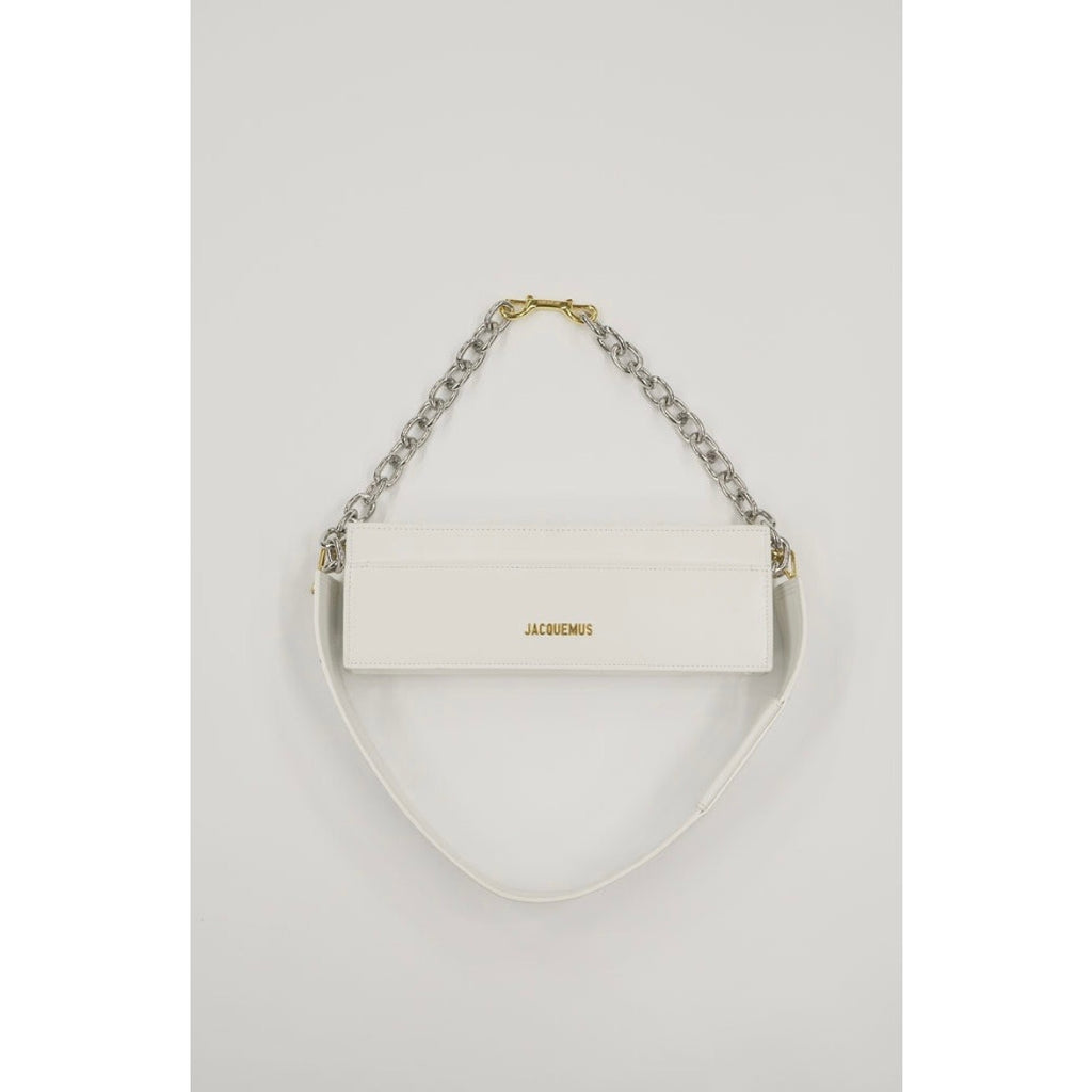 Le Ciuciu Leather White Shoulder Bag