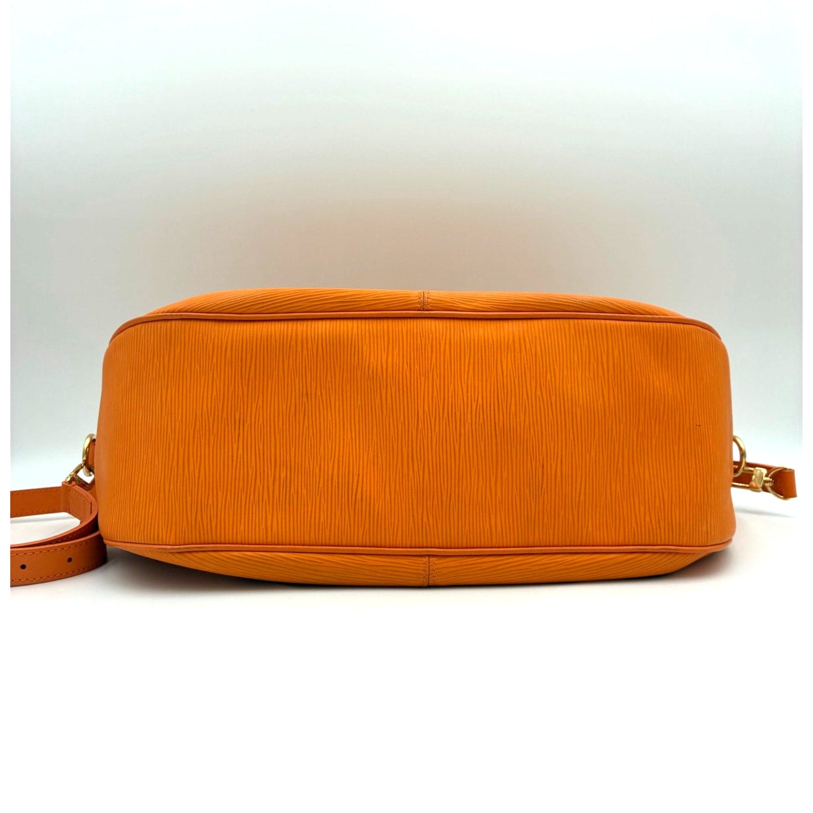 Epi Danura GM Mandarin Orange Leather Bag
