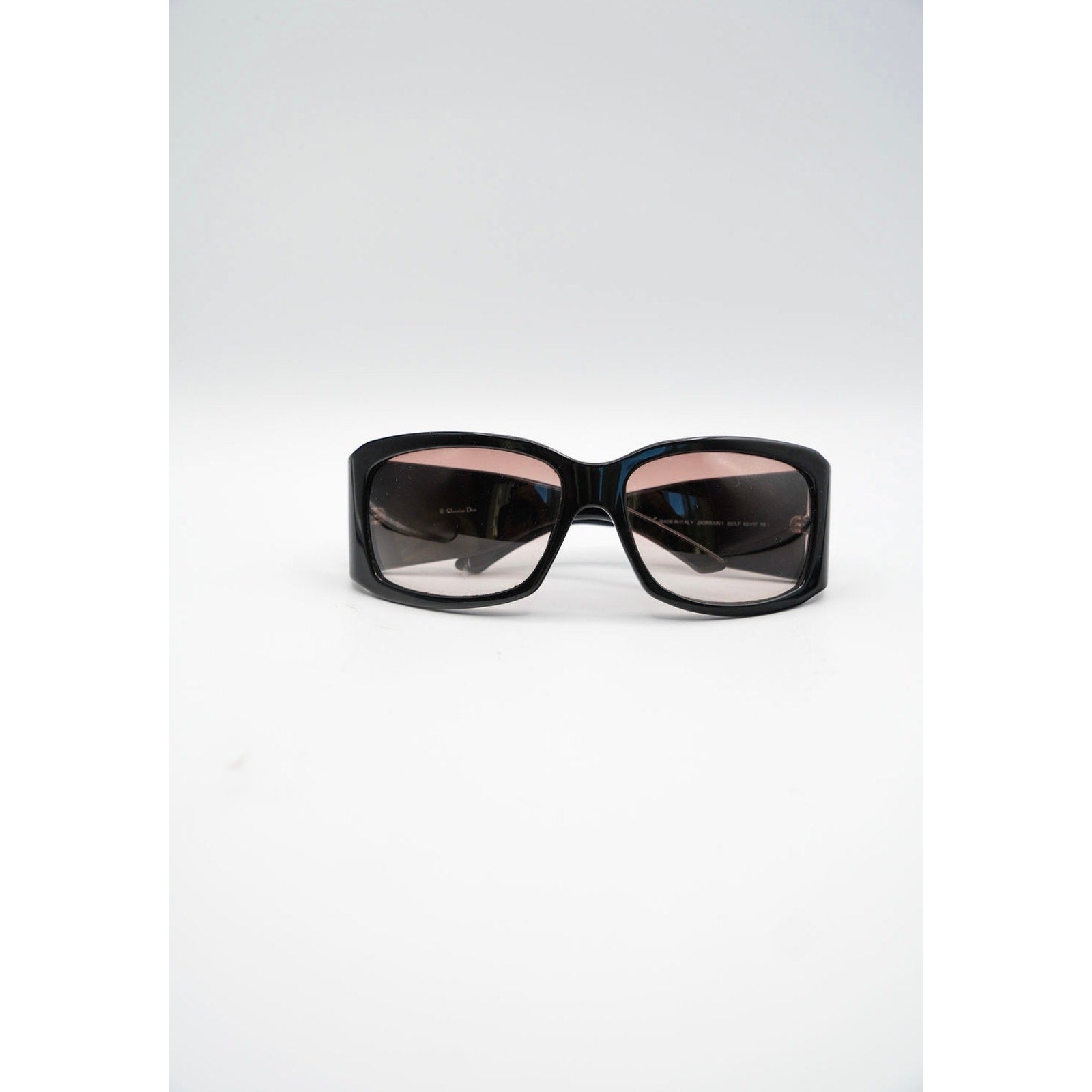 Sunglasses Oversized Black Crystal Accent