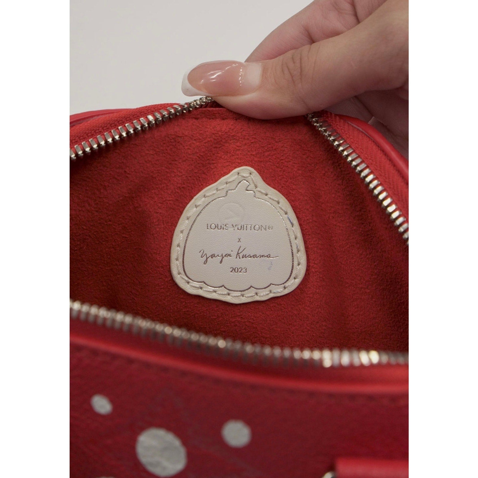 Louis Vuitton LV x Yayoi Kusama Polka Dot Speedy Nano Red handbag
