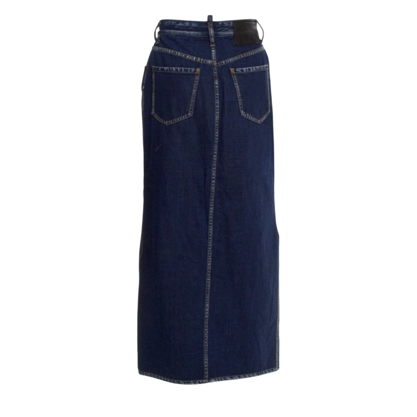 44 Vintage Denim Midi/Ankle Skirt