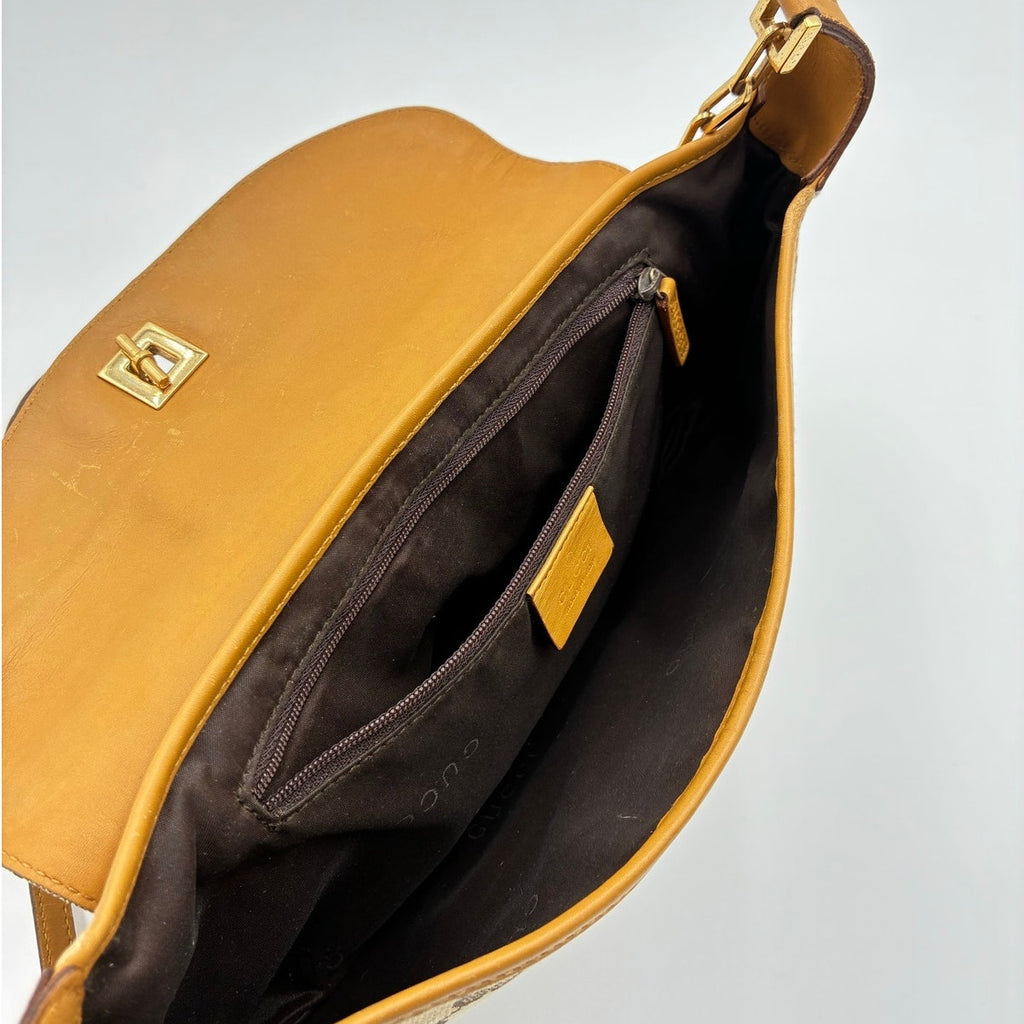 Tom Ford Jackie GG Monogram Tiger Charm Chain Shoulder Bag