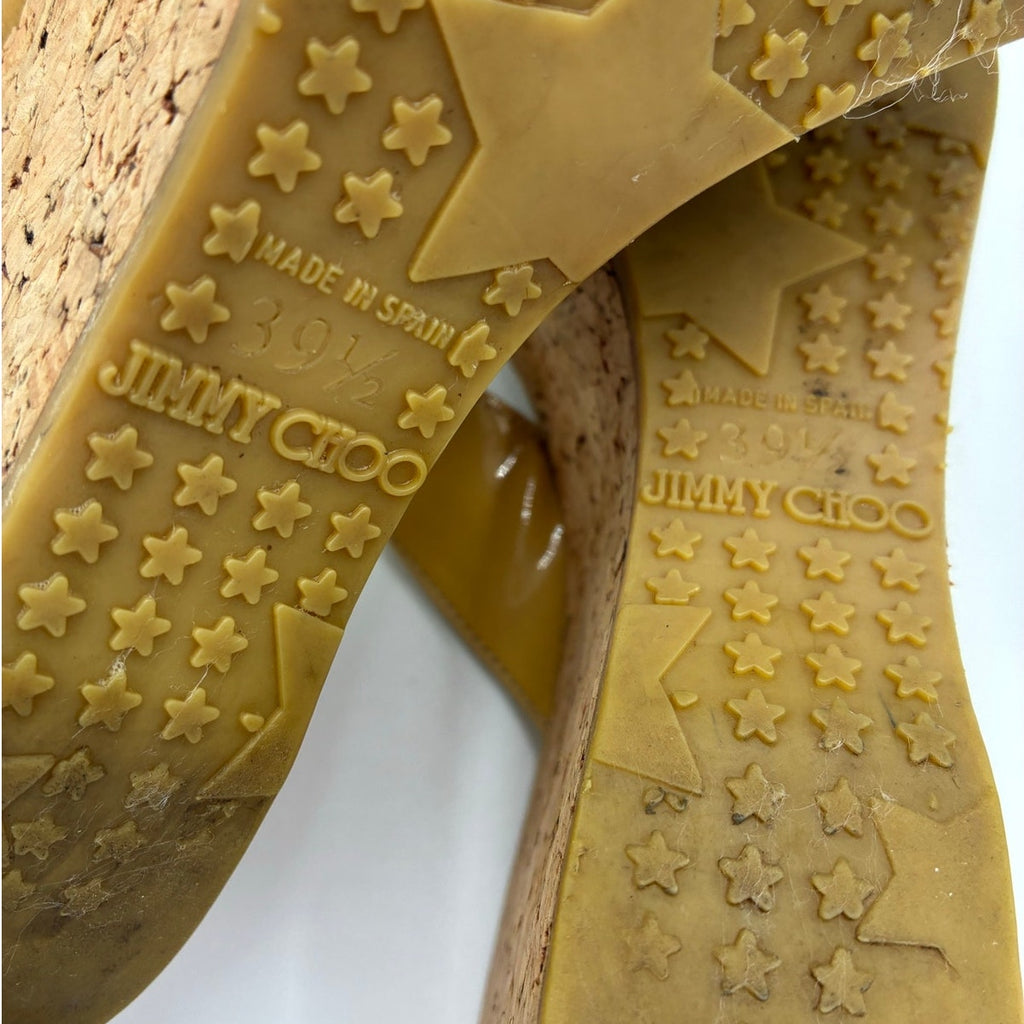 39.5 Nude Thong Platform Heels