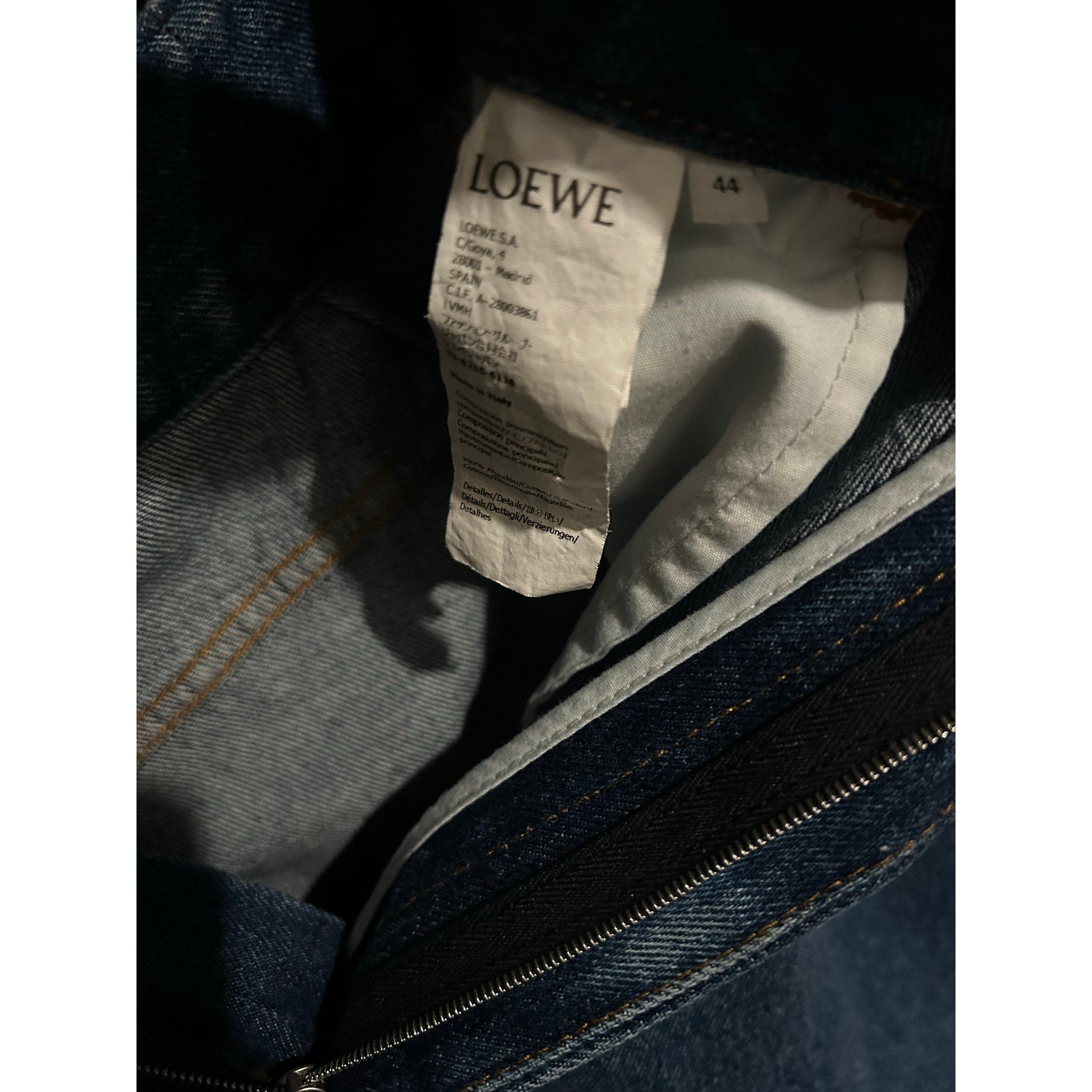 Anagram High-Rise Baggy Jeans