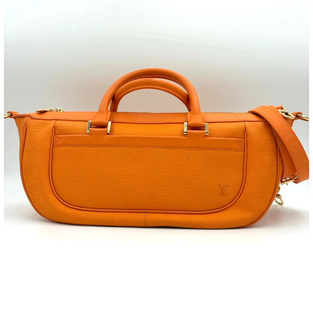 Epi Danura GM Mandarin Orange Leather Bag