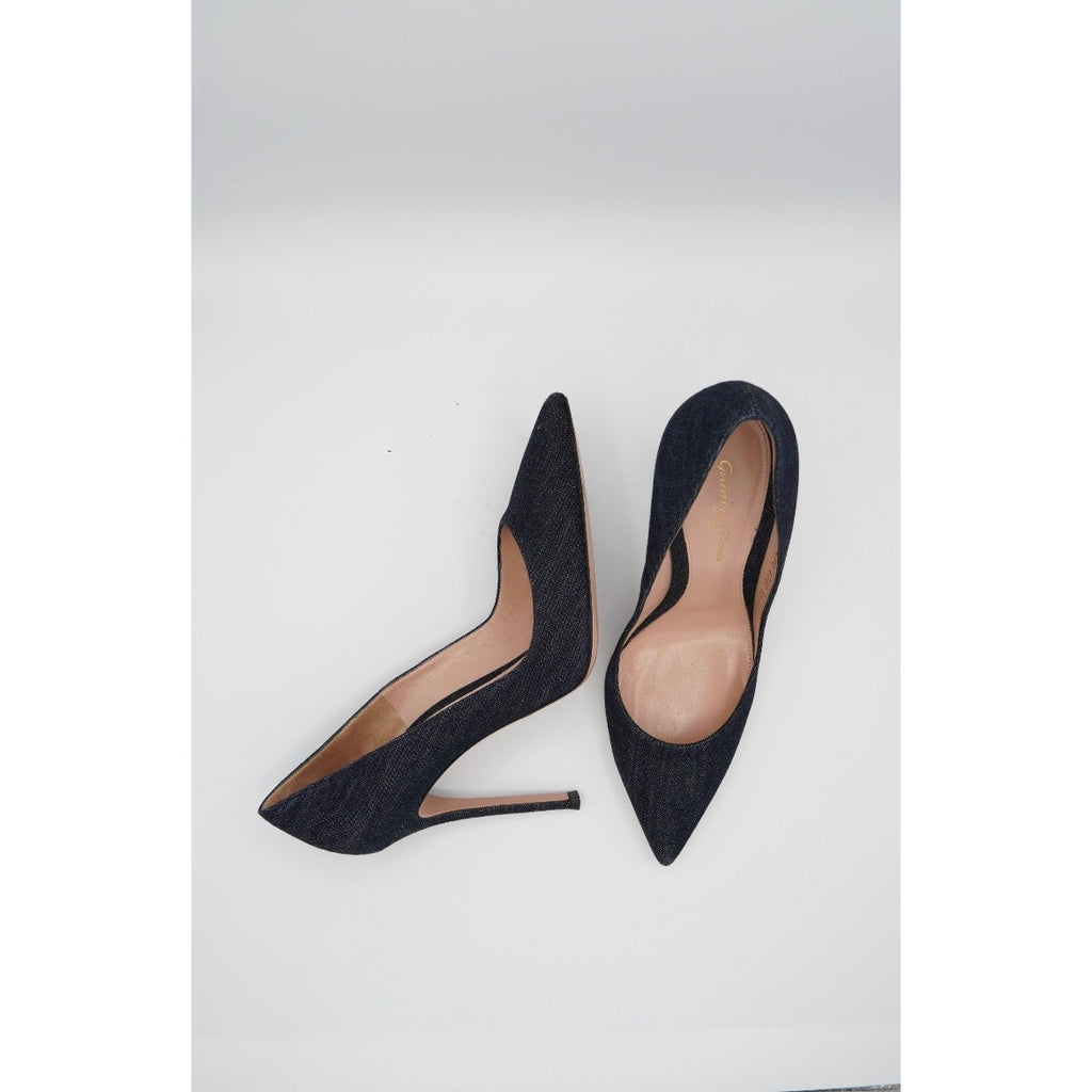 Blue Denim Pumps