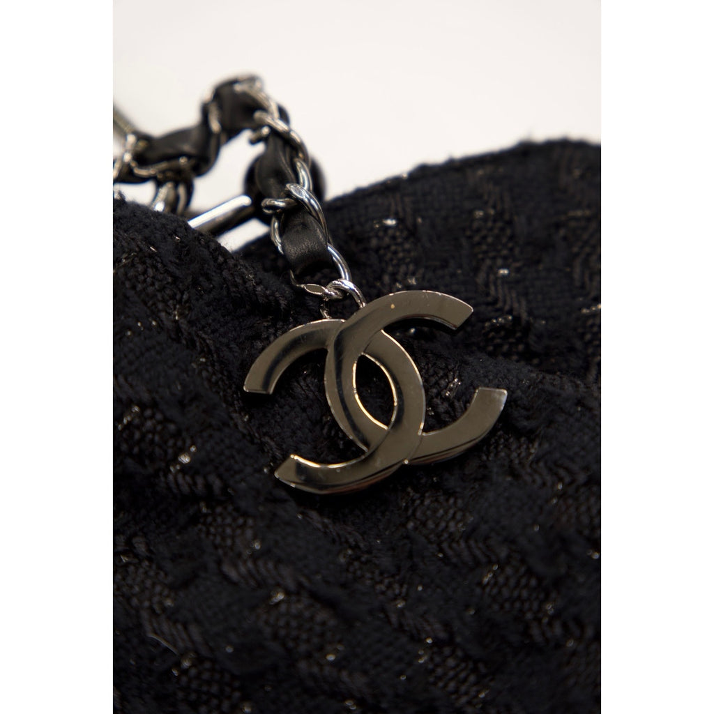 2005 CC Black Tweed Tote Bag