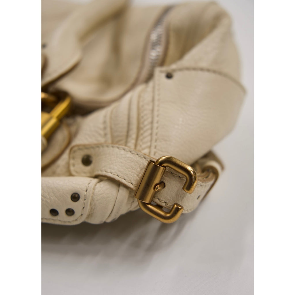 Vintage 2005 Ivory Leather with Gold Hardware
