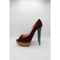Suede Platform Pumps
