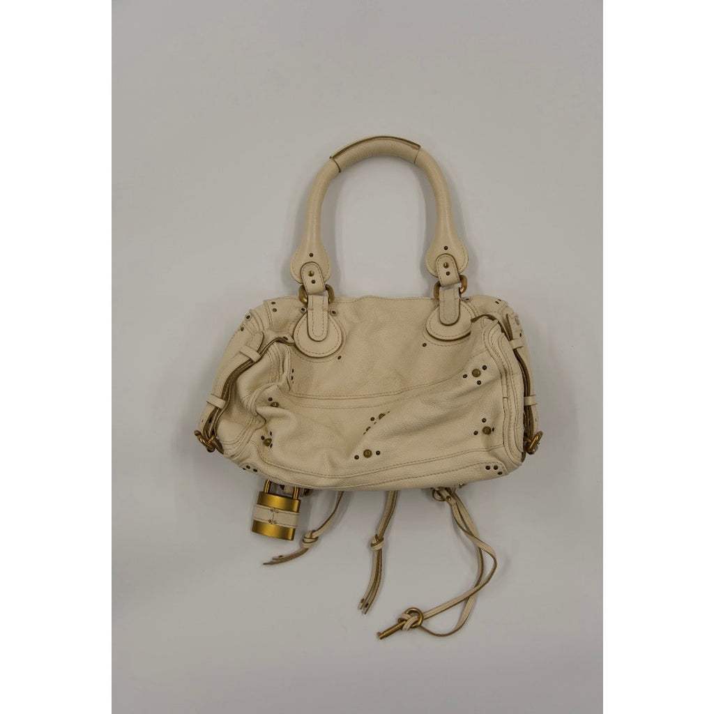 Vintage 2005 Ivory Leather with Gold Hardware