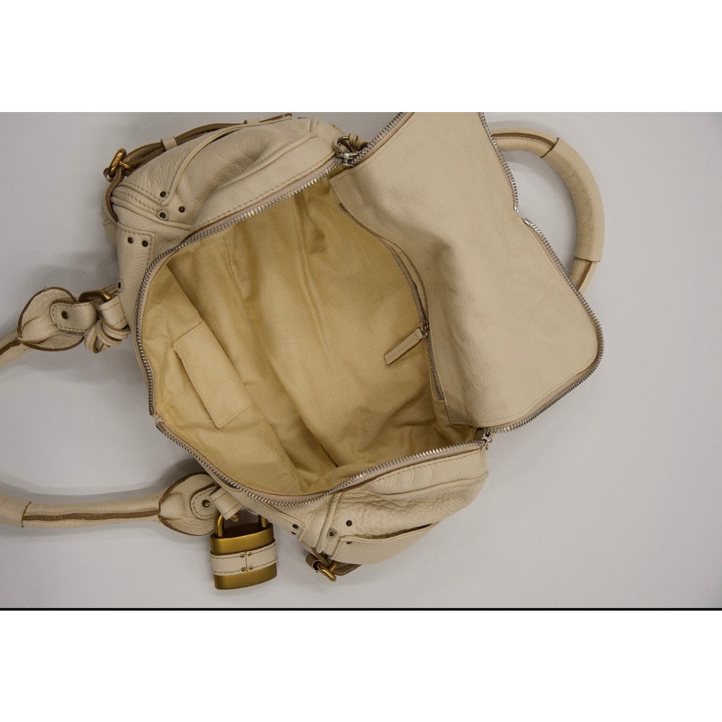 Vintage 2005 Ivory Leather with Gold Hardware