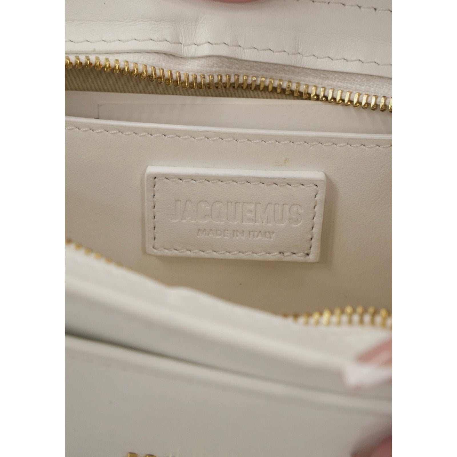 Le Ciuciu Leather White Shoulder Bag