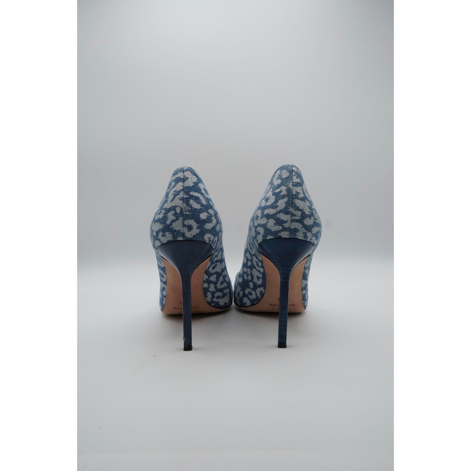 Denim Printed Pumps