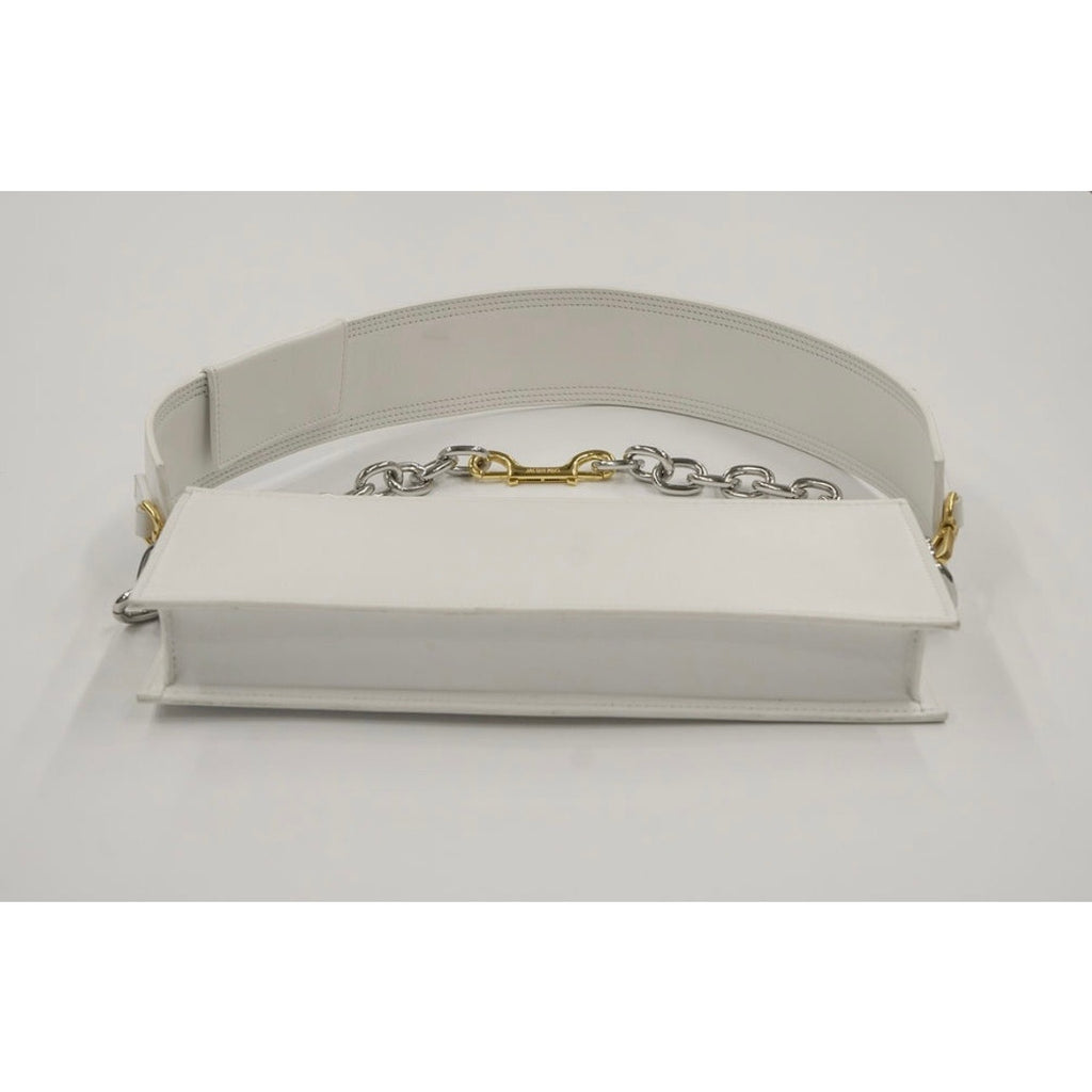 Le Ciuciu Leather White Shoulder Bag