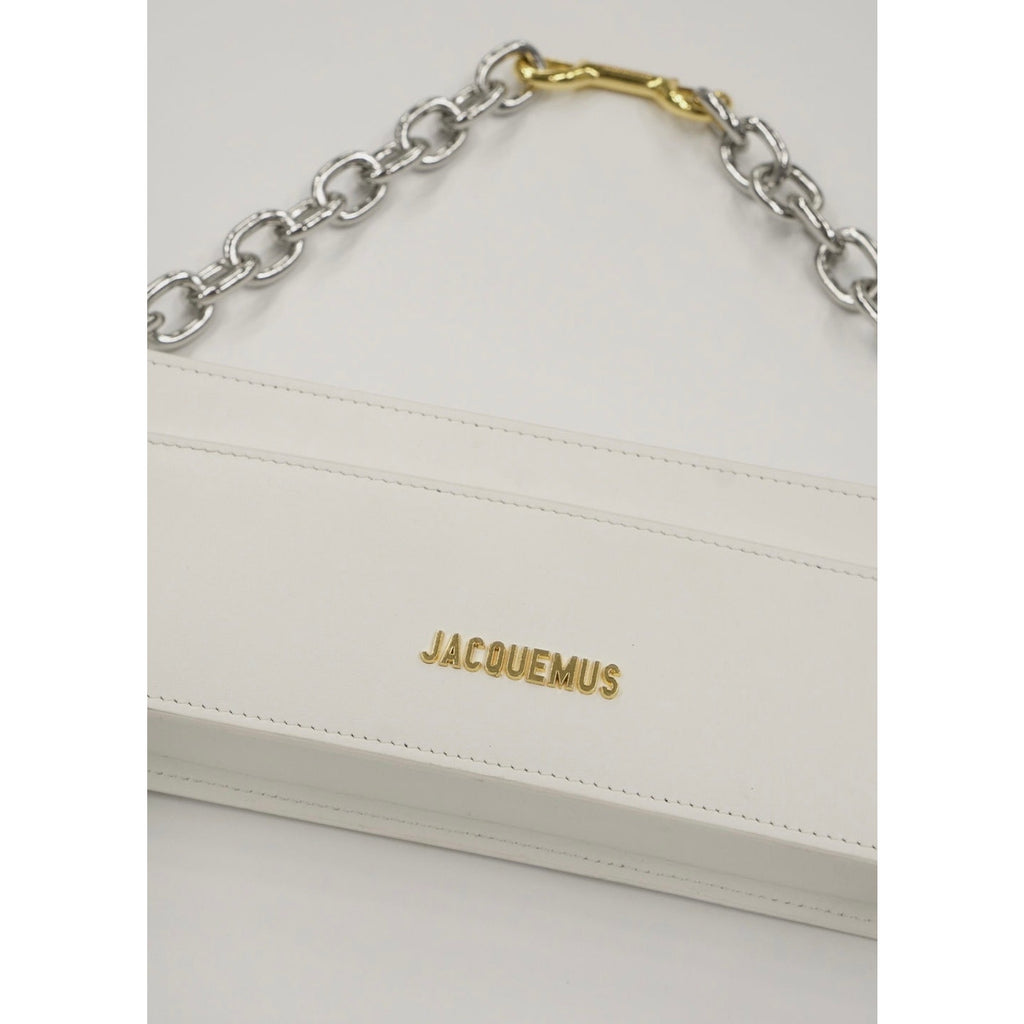 Le Ciuciu Leather White Shoulder Bag