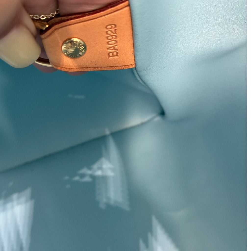 Vintage Monogram Vernis Mercer Green Boston Bag