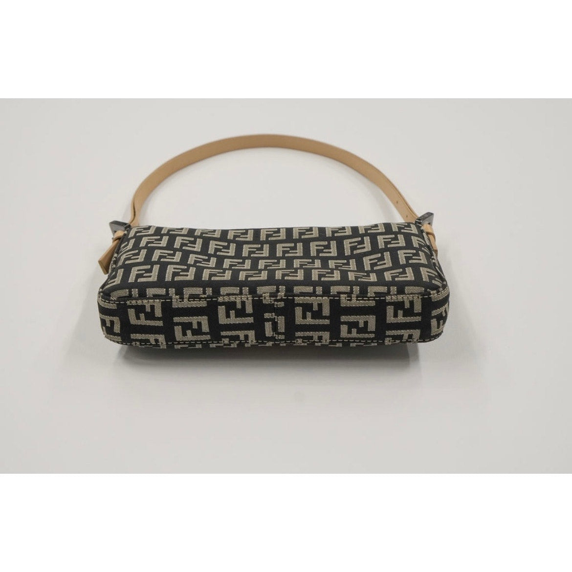 FF Zucchino Canvas Baguette Shoulder Bag