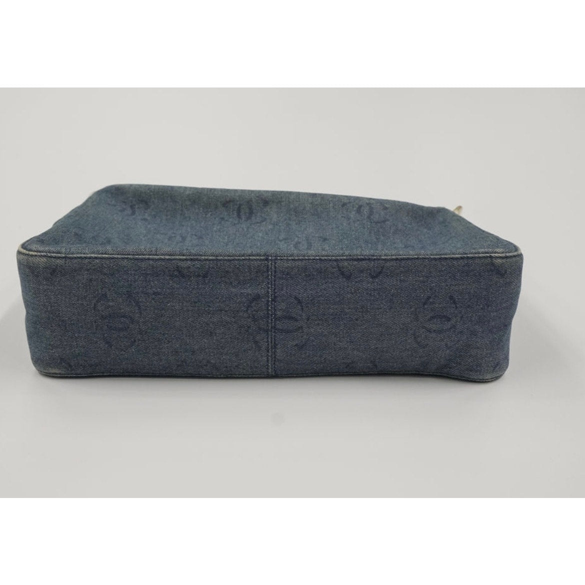 CC Denim Hobo Vintage Blue Shoulder Bag