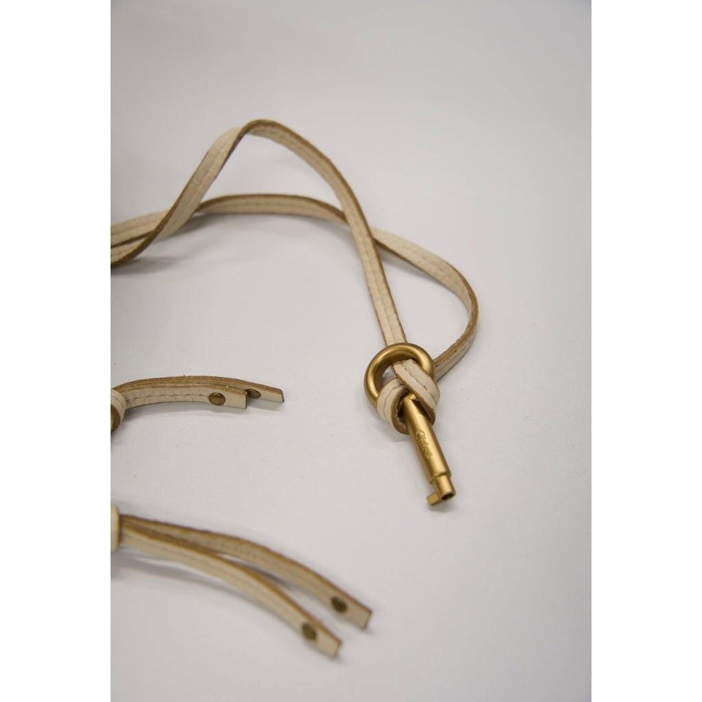 Vintage 2005 Ivory Leather with Gold Hardware
