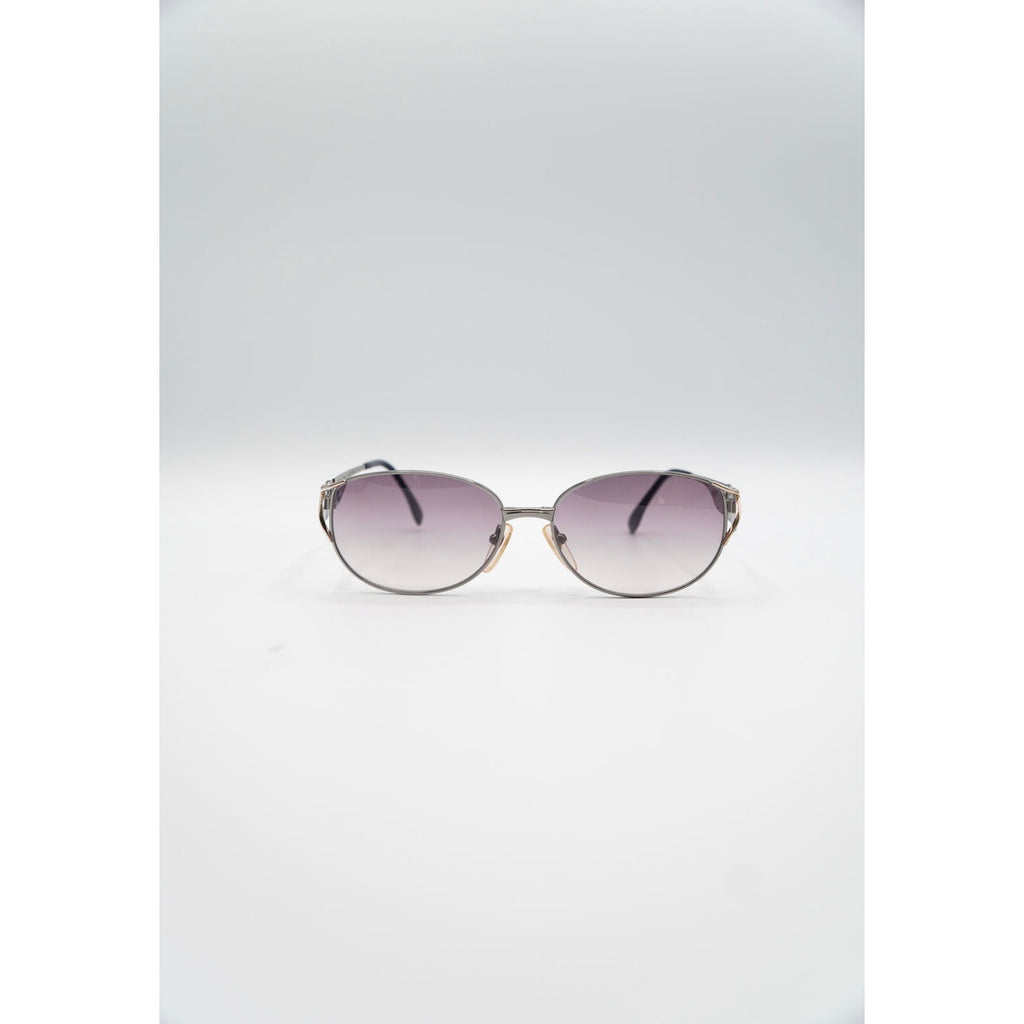 Sunglasses Vintage Silver and Gold Oval