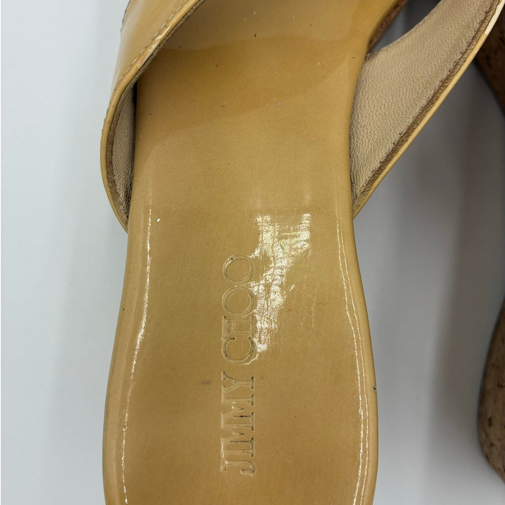 39.5 Nude Thong Platform Heels