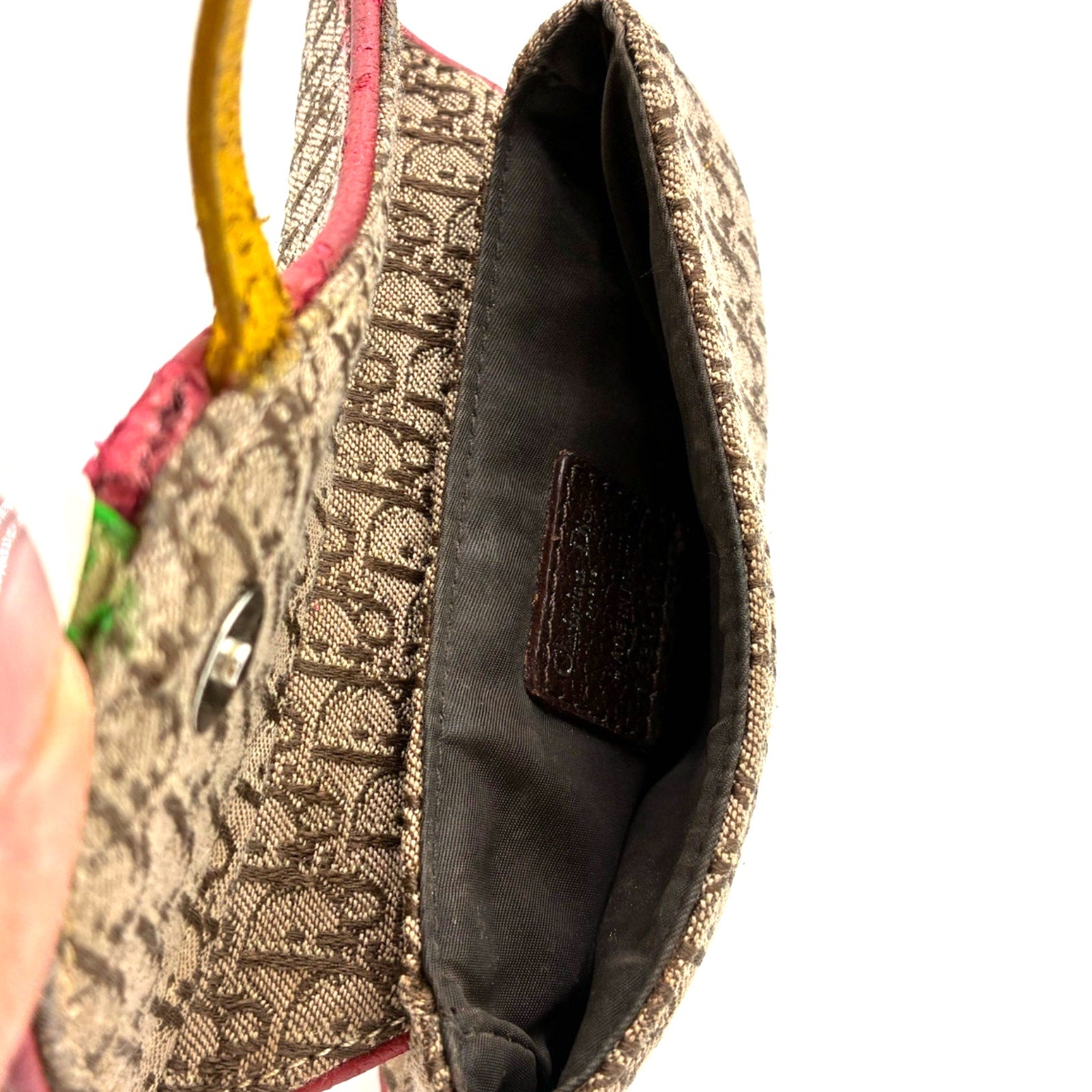 John Galliano 2004 Rasta Trotter Mini Saddle Belt Bag